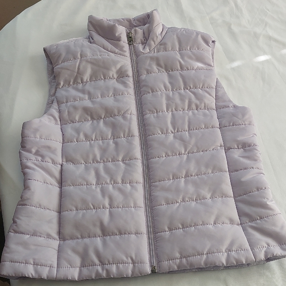 LOFT Purple Quilted Puffer Vest.Size XS